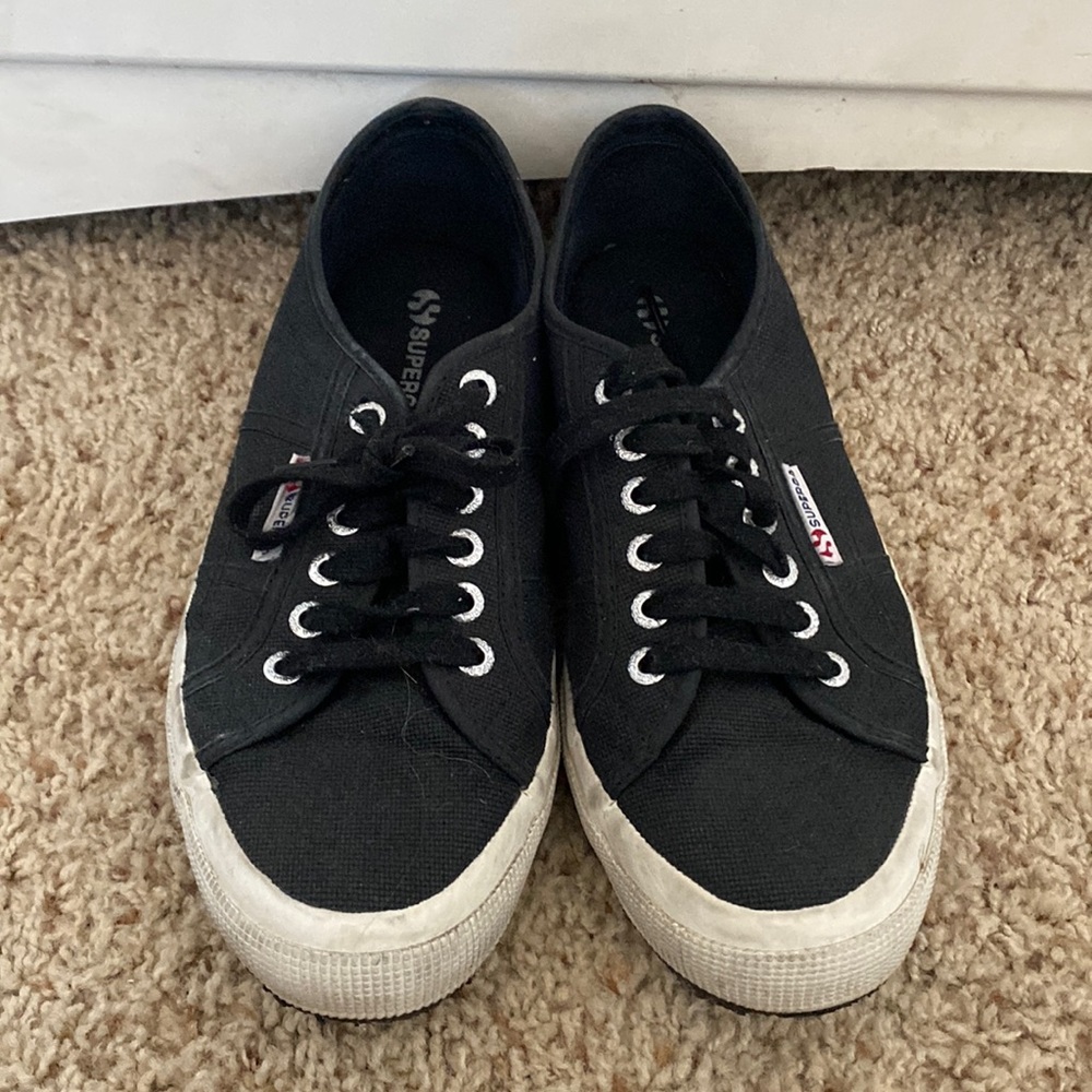Black sneakers